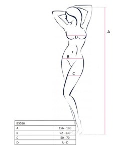 Bodystocking white Bs024-3